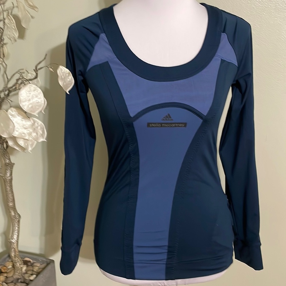 Adidas Women's Long Sleeve Top - Dark Blue